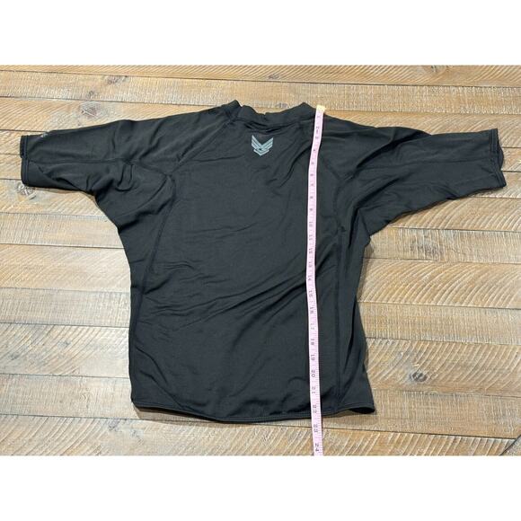 O'Neill Kid's Black Thermo Short Sleeve Crew Rash Vest - Size M - Picture 5 of 9